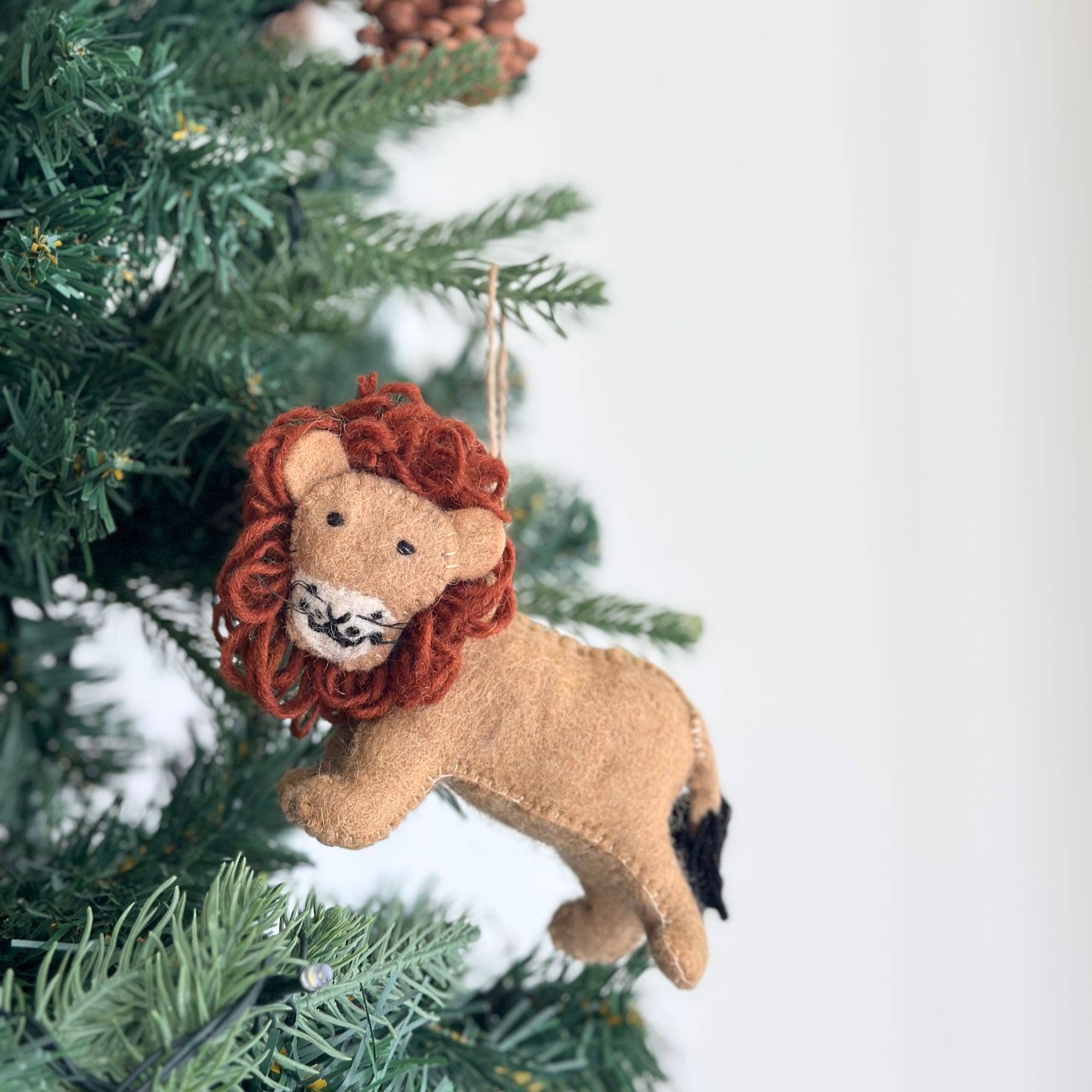 Best Felt Ornament - Lion