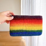 Felt Rainbow Purse