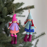 Felt Nordic Girl Ornament