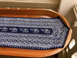 Indigo 16" x 72" table runner