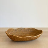 Bali Rattan Wavy Fruit Bowl - Oval