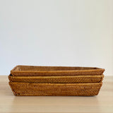 Bali Rattan Rectangular Mini Tray