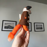 Felt Toy - Fox Holding Chicken