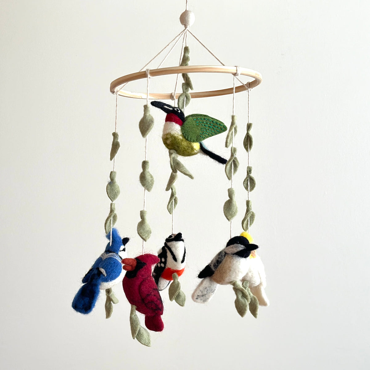 Felt Bird Baby Mobile Wings of America