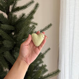 Felt Pastel Heart Ornaments – Set of 7 Wool Decorations, Eco Friendly Tree Decor, Valentine’s Day Gift, Baby Shower Décor, Easter Decor