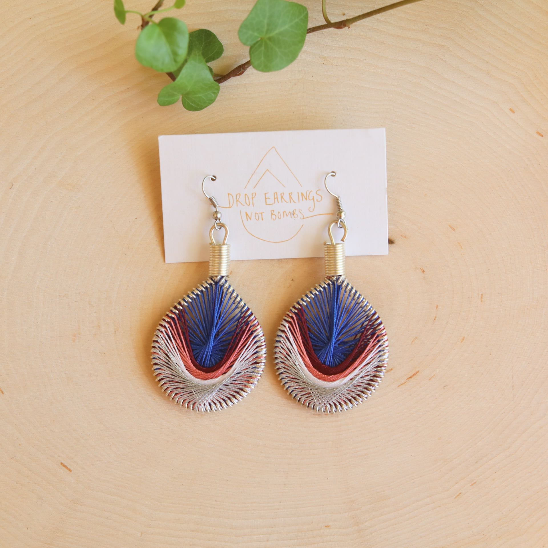 Mouj 'Drop Earrings Not Bombs' From Syria The Ganapati Store