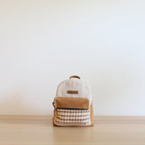 Woven Mini Backpack - Plaid