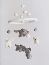 Felt Baby Mobile - Mini Elephant