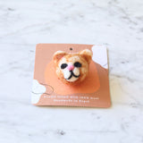 Felt Siamese Cat Brooch