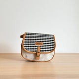 WOVEN satchel bag - Mint Green