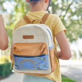 Striped Mini Backpack