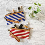 WOVEN phone wallet - Red/White Stripe Premium Quality Unique Handmade Gifts And Accessories - Ganapati Crafts Co.