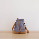 WOVEN Drawstring Bucket Bag - Sally - Ganapati Crafts Co.