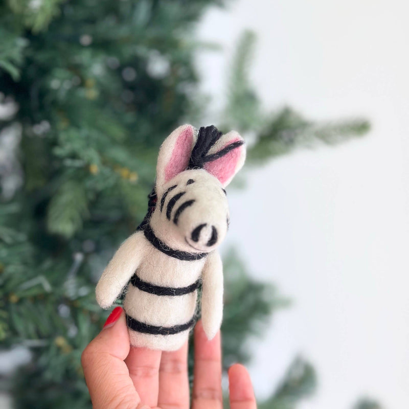 Finger Puppet - Baby Zebra