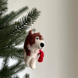 Felt Ornament - Husky