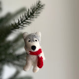 Felt Ornament - 2024 Husky