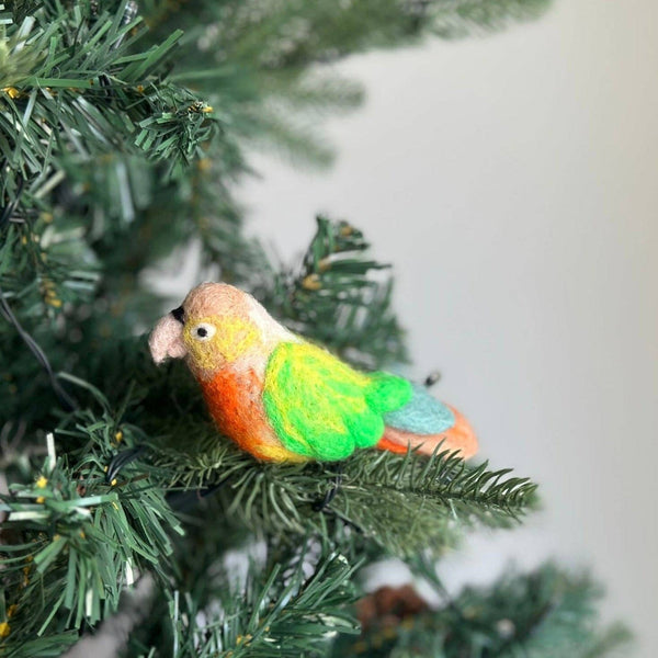 Felt Ornament - Colorful Parrot