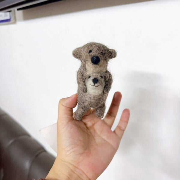 Felt Finger Puppet: American River Otter