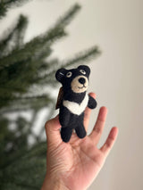 Felt Finger Puppet: Black Bear