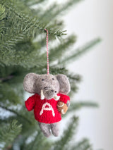 Alabama Elephant Ornament