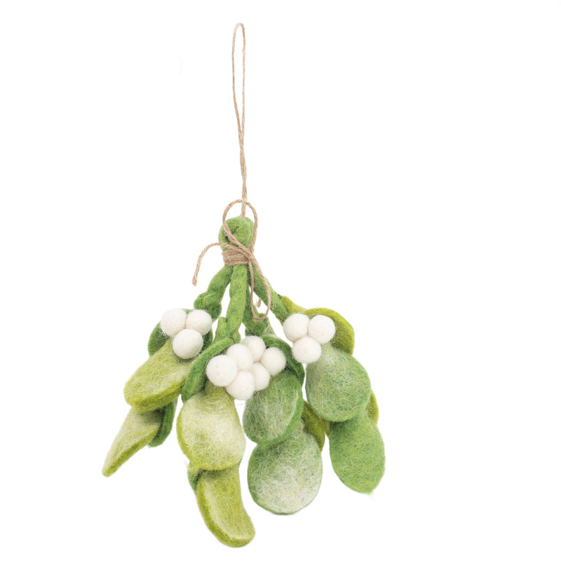 Felt Ornament - Mistletoe Sprig