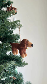 Felt Ornament - Dachshund Dogs