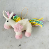 Felt Ornament - Pastel Unicorn