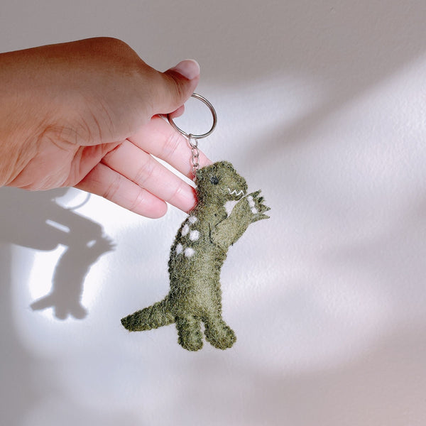 Felt Keychain - Dinosaur T-Rex