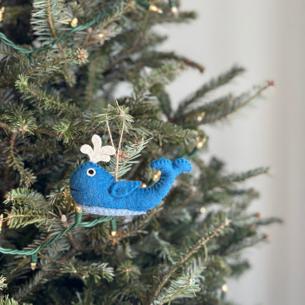 Felt Christmas Ornaments Set of 4 - Coastal Creatures