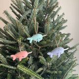 Felt Christmas Ornaments Set of 3 - Narwhal