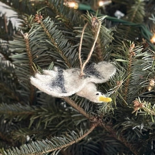 Felt Ornament - Flying Seagull