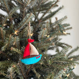 Felt Christmas Ornaments Set of 5 - Pirate Adventure