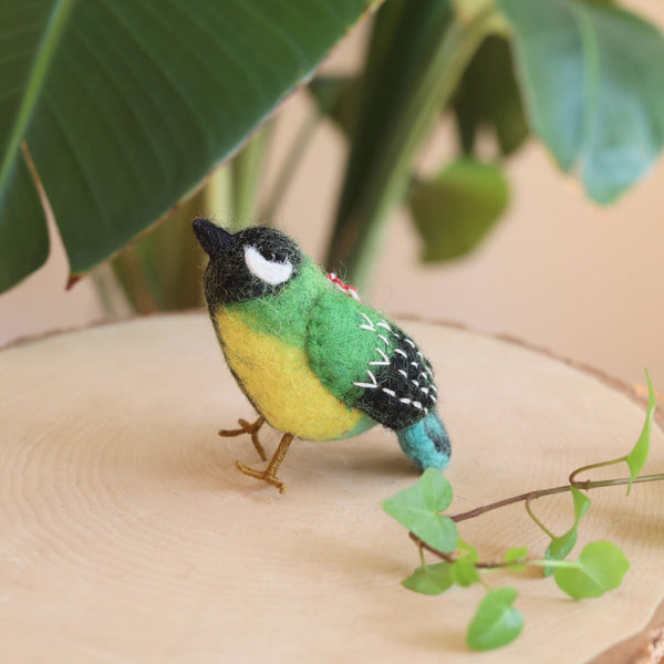 Felt Christmas Ornaments Set of 4 - Birds