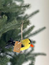 Felt Ornament - Goldfinch