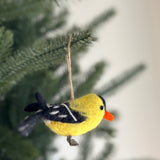 Felt Ornament - Goldfinch