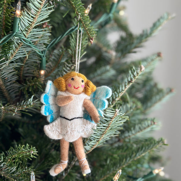 Felt Fairy Girl Ornament