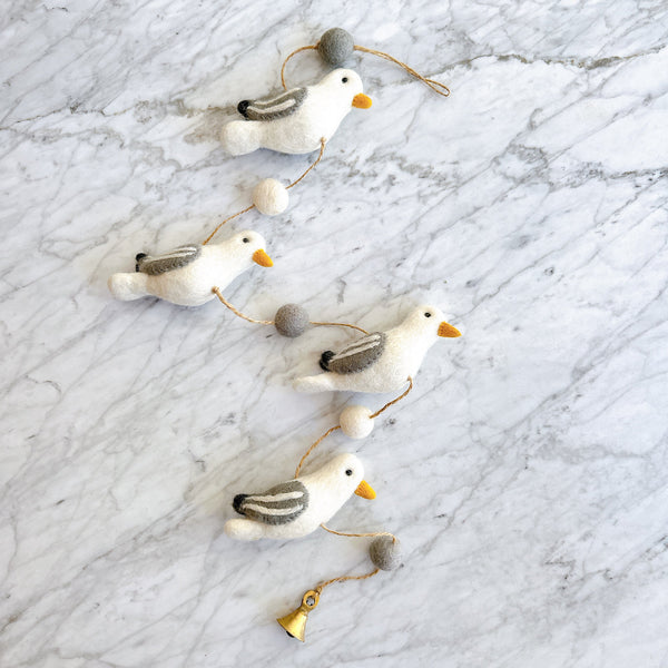 Felt Seagull Garland