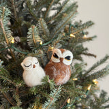 Felt Ornament - Barn Owls