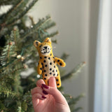 Felt Finger Puppet - Cheetah / Leopard