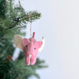Felt Ornament - Flying Pig