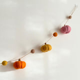 Felt Pumpkin Garland