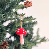 Felt Ornament - Mushroom
