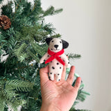 Felt Finger Puppet: Dalmatian Dog