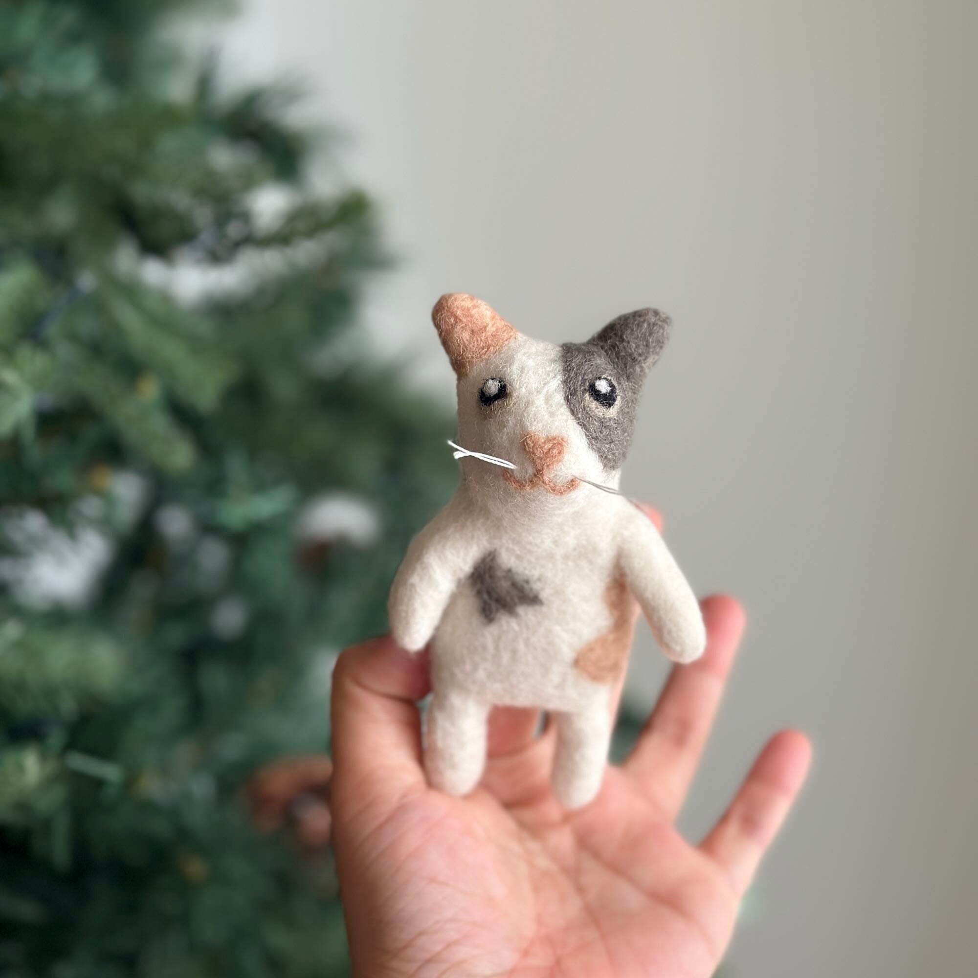 Best Felt Finger Puppet: Calico Cat | Ganapati Crafts Co.