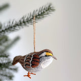 White Throat Sparrow Ornament