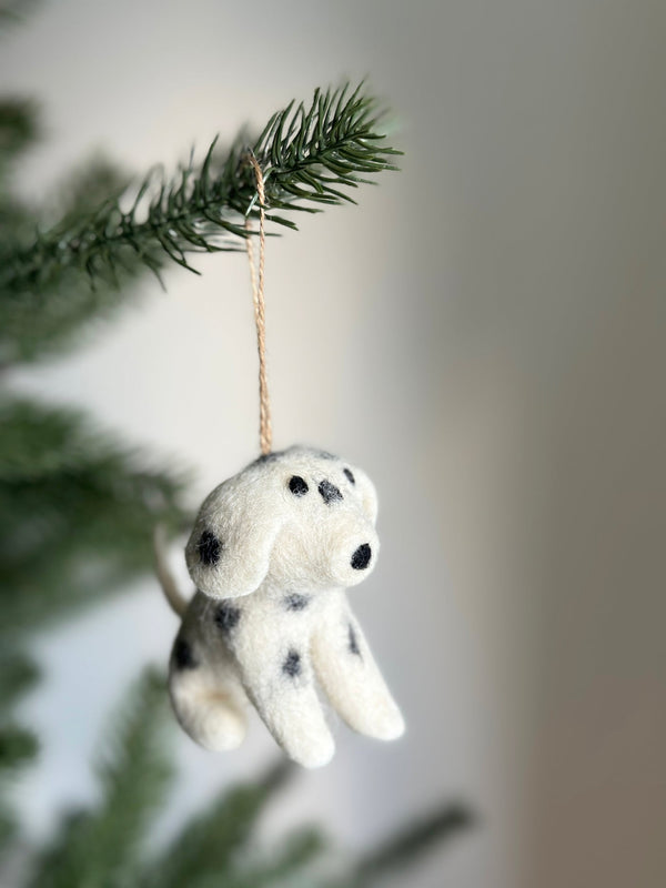 Felt Dalmatian Ornament