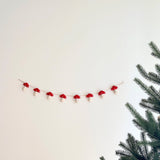 Mushroom Garland with Jute Thread