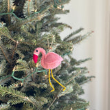 Felt Ornament - Flamingo