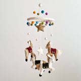 Felt Baby Mobile - Carousel Horse