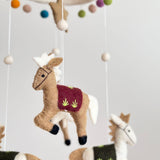 Felt Baby Mobile - Carousel Horse